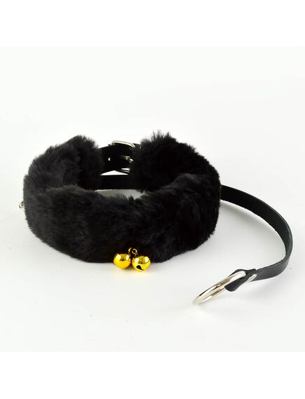 Ошейник Lite с бубенчиками, черный 