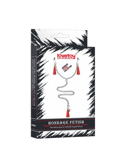 Зажимы на соски и клитор с кисточками , изображение 3