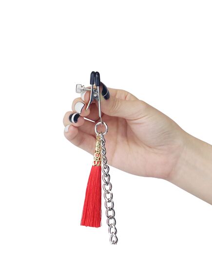 Зажимы на соски и клитор с кисточками , изображение 4