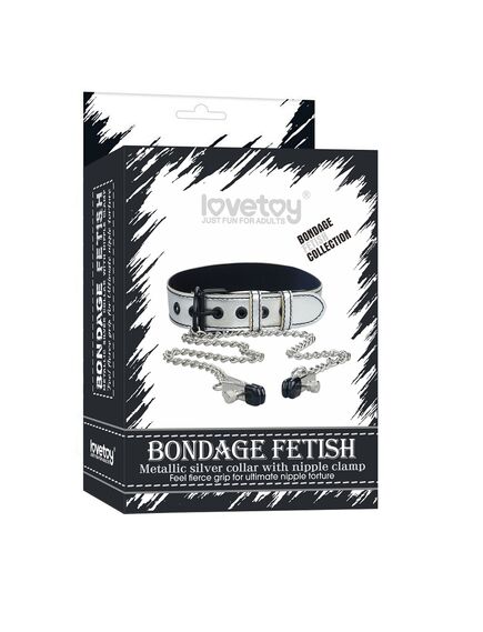 Ошейник с зажимами на соски , изображение 2