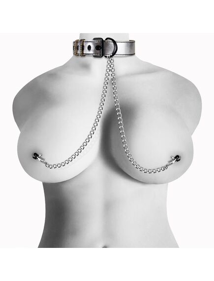 Ошейник с зажимами на соски , изображение 4