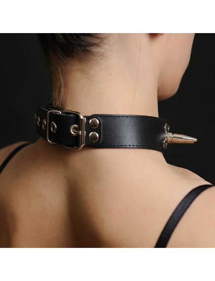 Ошейник с шипами и поводком , изображение 2