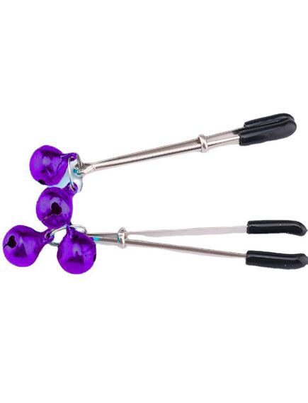 Зажимы на соски с фиолетовым колокольчиком , изображение 2