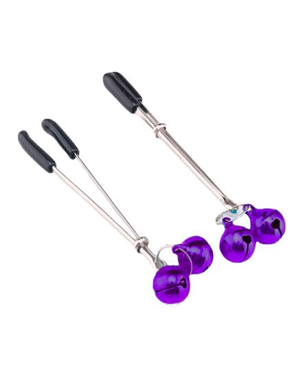 Зажимы на соски с фиолетовым колокольчиком , изображение 3