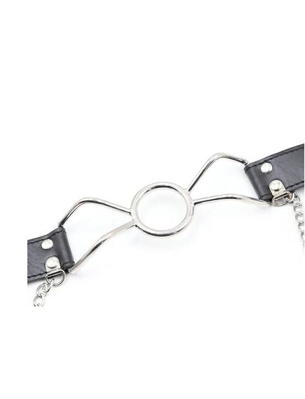 Кляп-кольцо с зажимами на соски , изображение 3