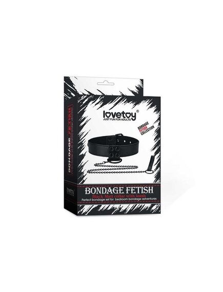 Ошейник с поводком Bondage Fetish , изображение 2