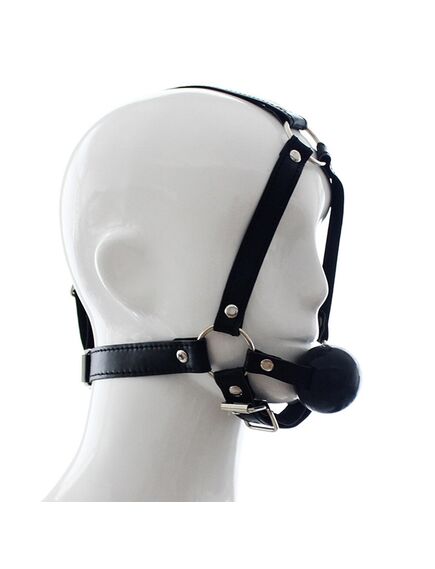 Силиконовый кляп шлем 