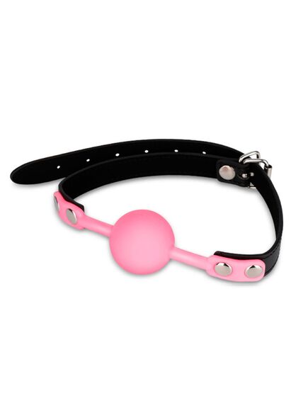 Кляп силиконовый розовый с замком , изображение 3