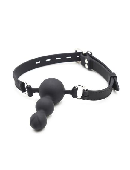 Кляп-страпон силиконовый елочка 10см , изображение 2