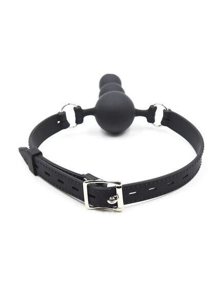 Кляп-страпон силиконовый елочка 10см , изображение 4