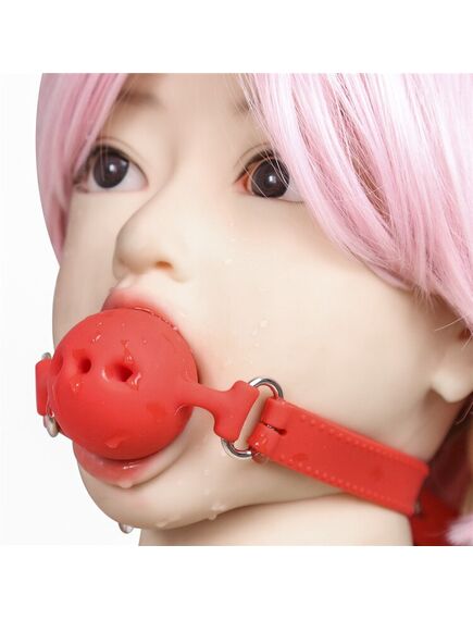 Кляп-шар с отверстиями для дыхания M , изображение 2