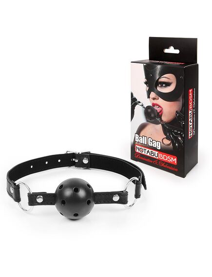 Кляп-шар с отверстиями для дыхания 