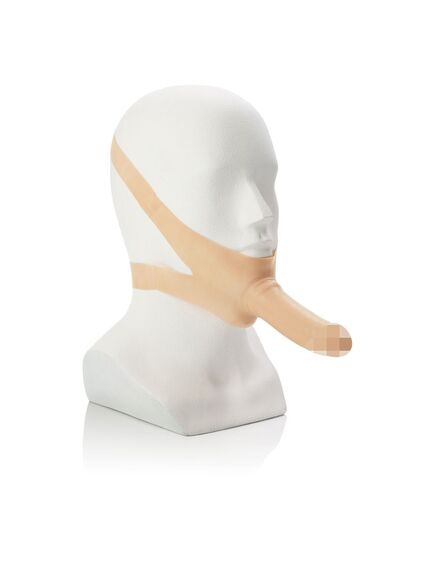 Оригинальный страпон для орального секса The "Original" Accommodator Latex Dong , изображение 3