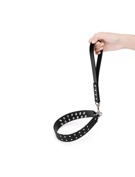 Ошейник с шипами и поводком , изображение 3