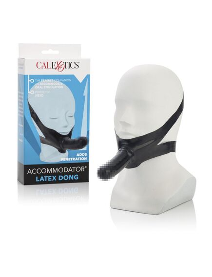 Оригинальный страпон для орального секса The "Original" Accommodator Latex Dong , изображение 6
