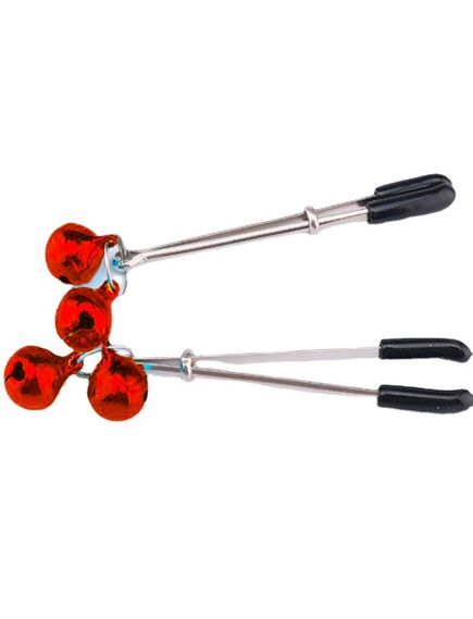 Зажимы на соски с красным колокольчиком , изображение 2