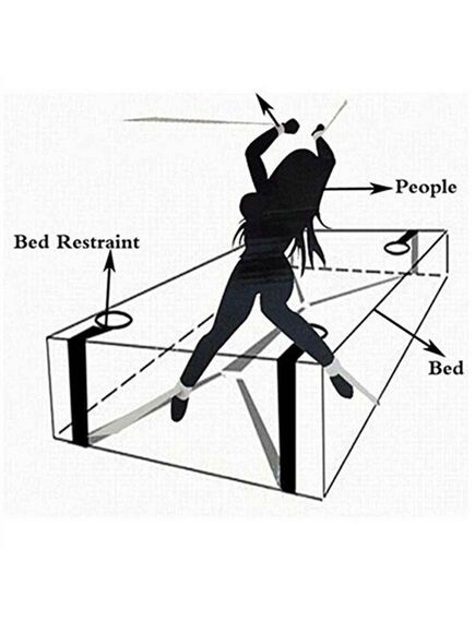 Бандажная система крепления на кровать руки-ноги , изображение 4