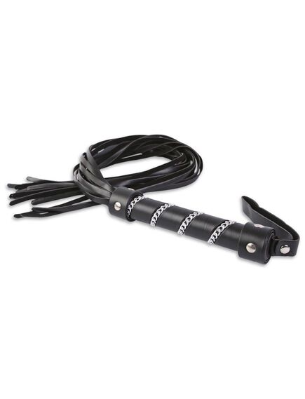 Плеть-многохвостка с витой рукояткой - 87 см. , изображение 2