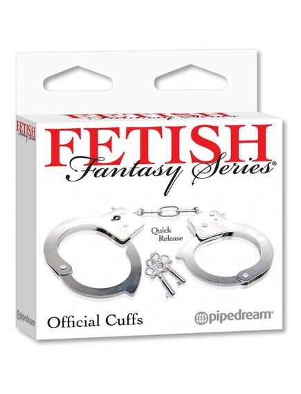 Наручники металлические с ключом Fetish Fantasy Series Official Handcuffs , изображение 3