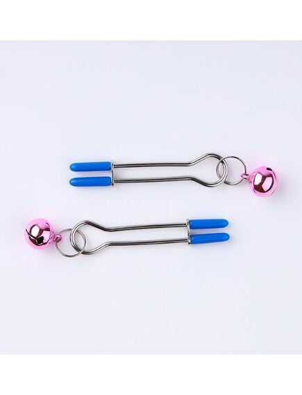 Набор розово-голубой (ушки, хвост, зажимы на соски и чокер) , изображение 4