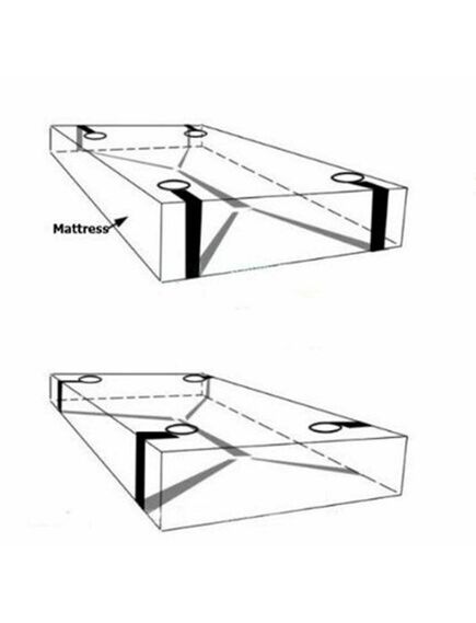 Фиксация на кровать с меховыми манжетами красный , изображение 4