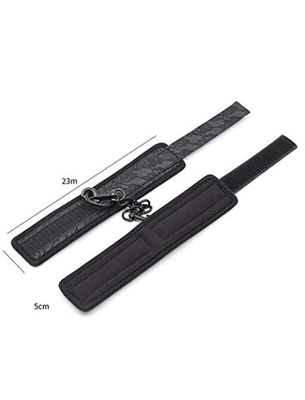 Мягкие тканевые наручники с карабинами , изображение 2