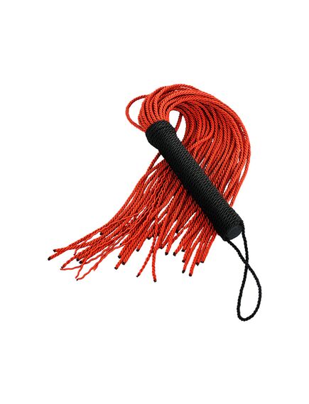Флоггер из веревки, красный , изображение 2