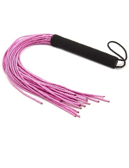 Флоггер из веревки, розовый , изображение 2