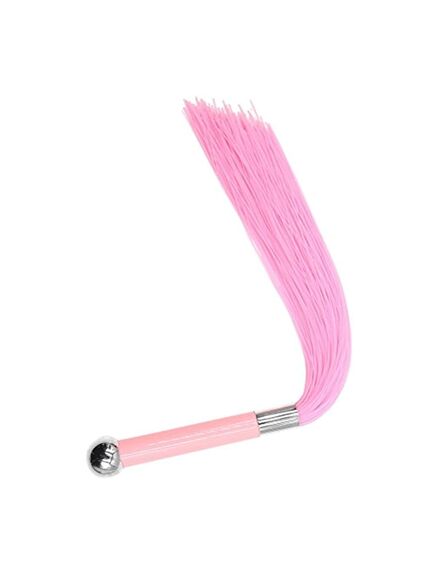 Флоггер с силиконовыми нитями и тяжелой рукоятью , изображение 2