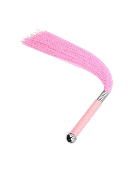 Флоггер с силиконовыми нитями и тяжелой рукоятью , изображение 4