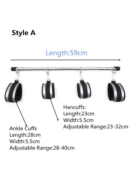 Распорка с фиксацией рук и ног на штанге 59 см , изображение 2