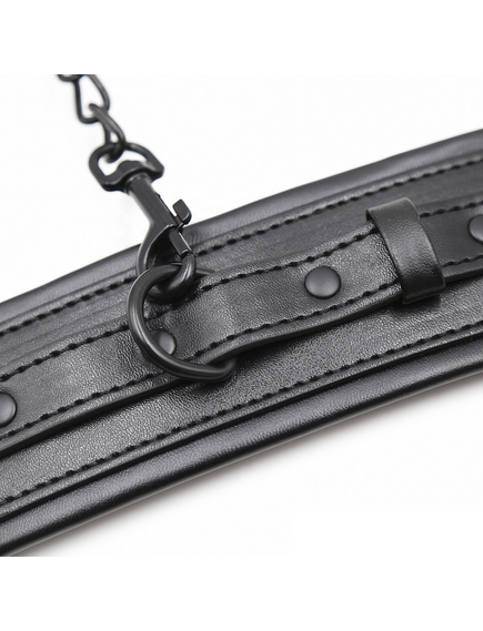 Черные мягкие наручники , изображение 4