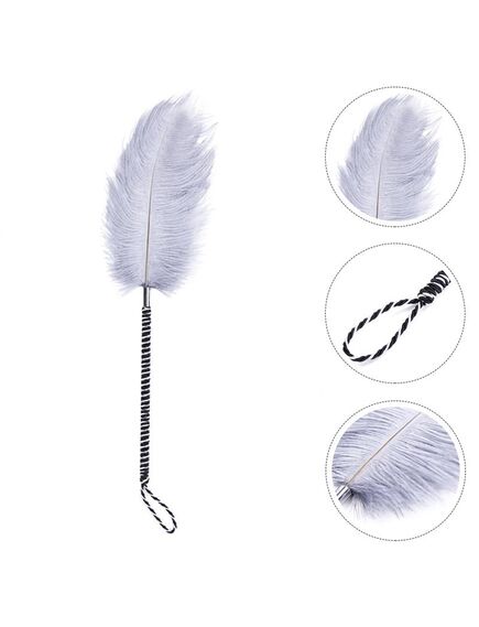 Перо для щекотания серый , изображение 3