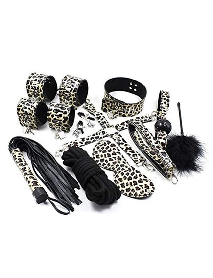 БДСМ набор леопард 11 предметов 