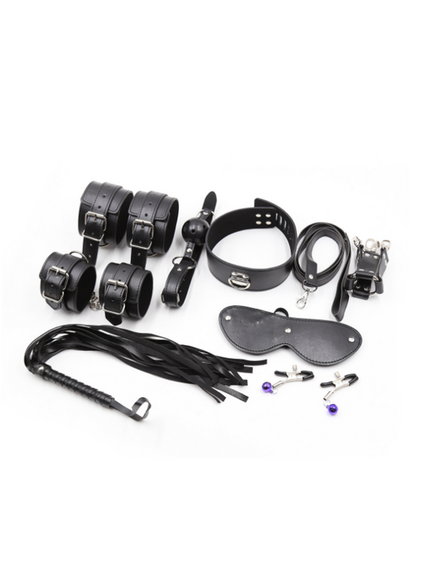 БДСМ набор 8 предметов черный 