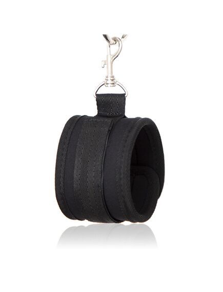 Мягкие наручники на липучке черные , изображение 4