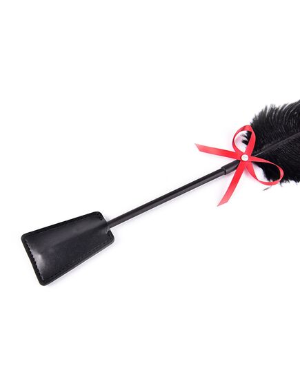 Черный стек-щекоталка 35 см , изображение 3