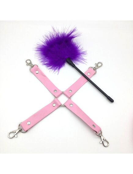 БДСМ набор 9 предметов, розовый , изображение 6