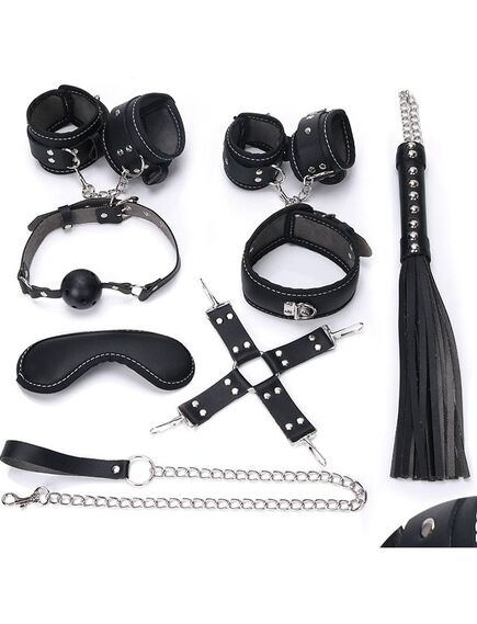 БДСМ набор 7 предметов, черный 