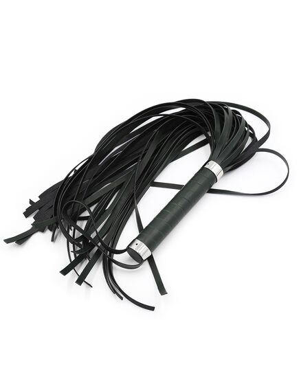 Флоггер черный эко-кожа , изображение 4