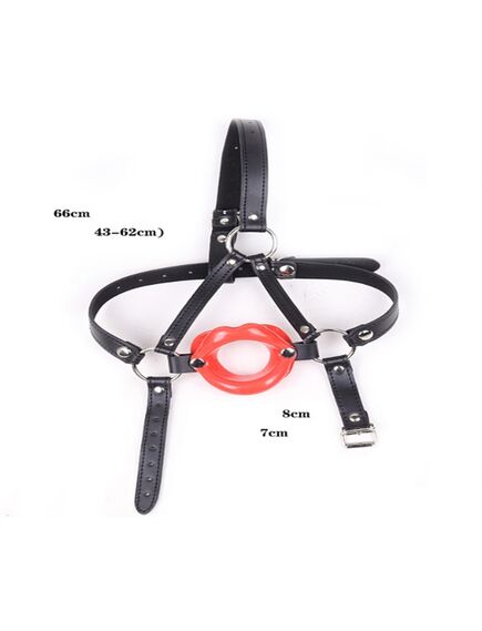 Кляп-расширитель "Губы" фиксация на голову , изображение 2