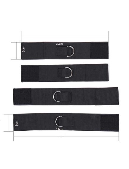 Фиксация на кровать БДСМ черный , изображение 2