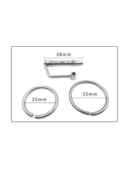 Уретральный стимулятор с кольцом под головку , изображение 4