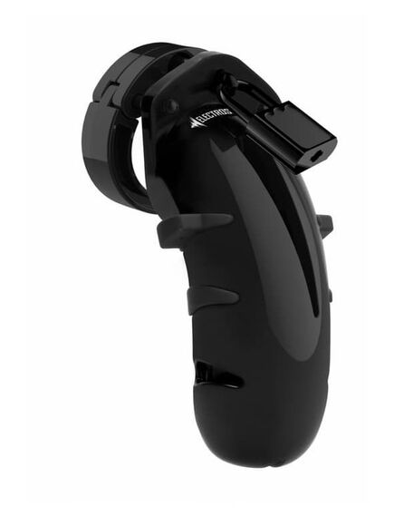 Мужской пояс верности с электростимуляцией E-stim Cockcage Shots Electroshock 