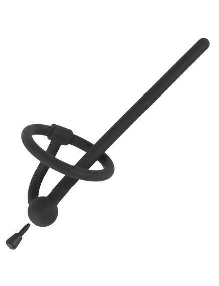 Силиконовый уретральный стимулятор "Glans Ring & Stopper" 