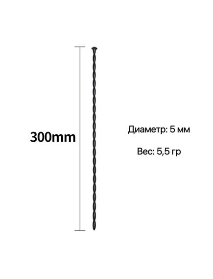 Силиконовый уретральный стимулятор - 5 мм , изображение 2