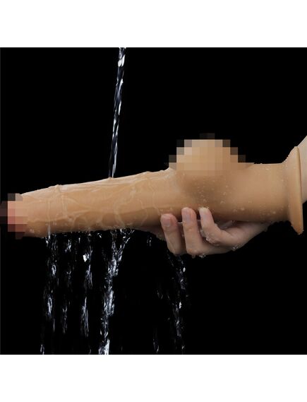 Фаллоимитатор на присоске Dual Layered Handle Cock "11" , изображение 5