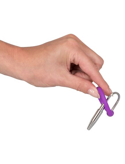 Уретральный стимулятор с силиконовым кольцом под головку , изображение 5