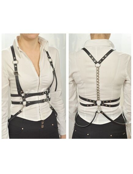 Портупея из натуральной кожи M-XL 