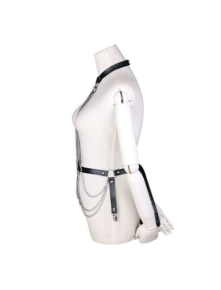 Портупея БДСМ с цепями , изображение 2
